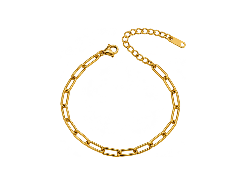 Paperclip Bracelet zlatý – Bekleidung