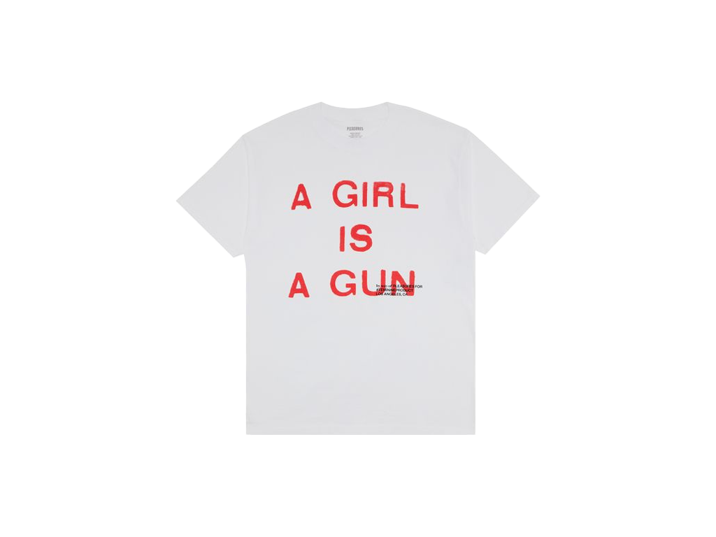 Pleasures Girl Is A Gun Tee White
