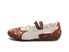 Puma Speedcat Ballet Doelette Pony Hair Deer Print Brown