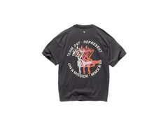 Represent 247 Torch Boxy T-Shirt Washed Black