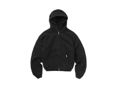 Represent GH Shrunken Zip Hoodie Jet Black