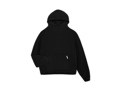 Represent Initial Boxy Hoodie Black