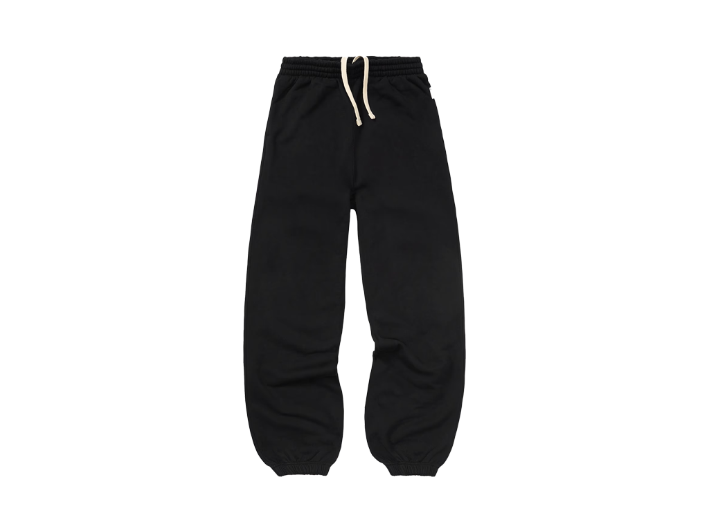 Represent Initial Wide Leg Cuffed Sweatpant Jet Black-Represent-pikastore.cz