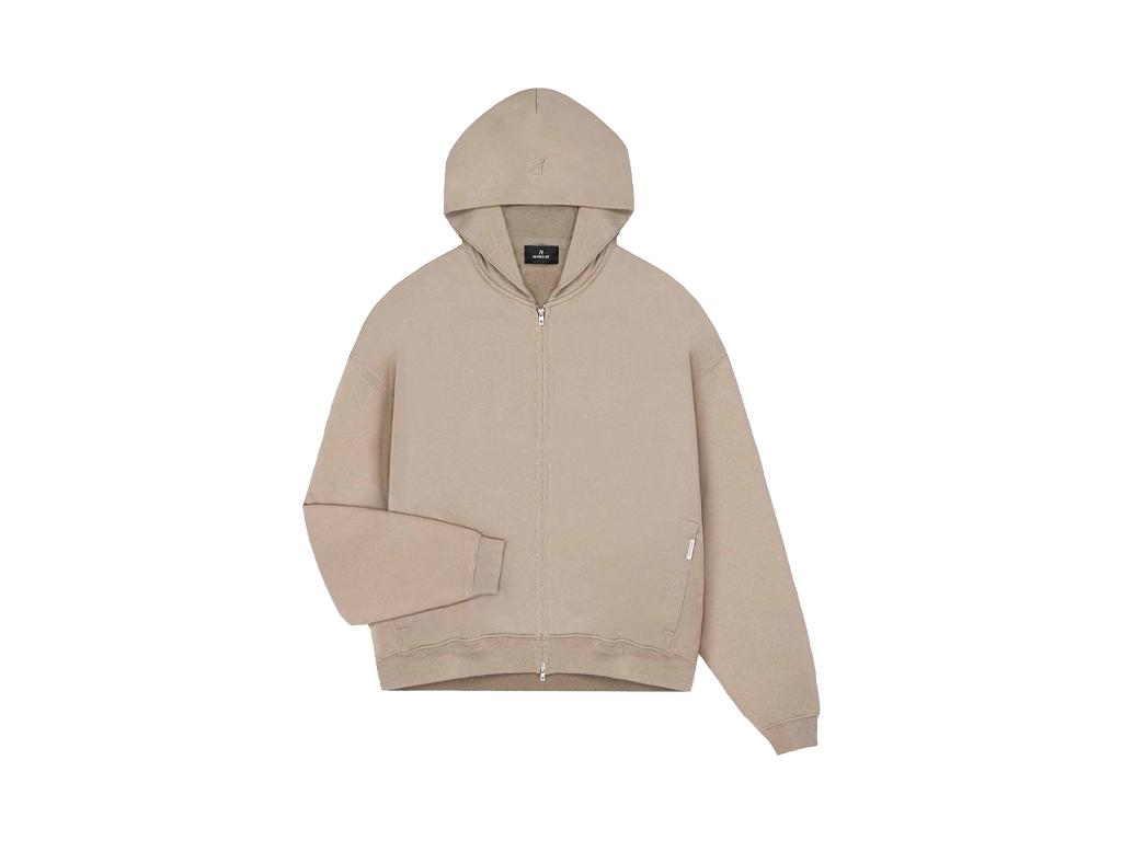Represent Initial Zip Hoodie Dune