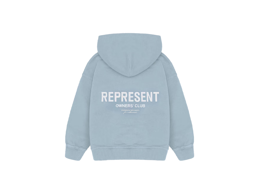 Represent Mini Owners Club Hoodie Powder Blue-Represent-pikastore.cz