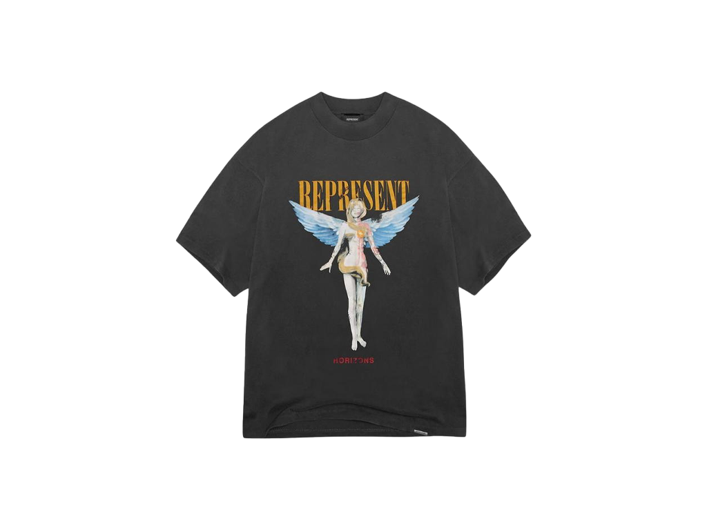 Represent Reborn T-Shirt Aged Black-Represent-pikastore.cz