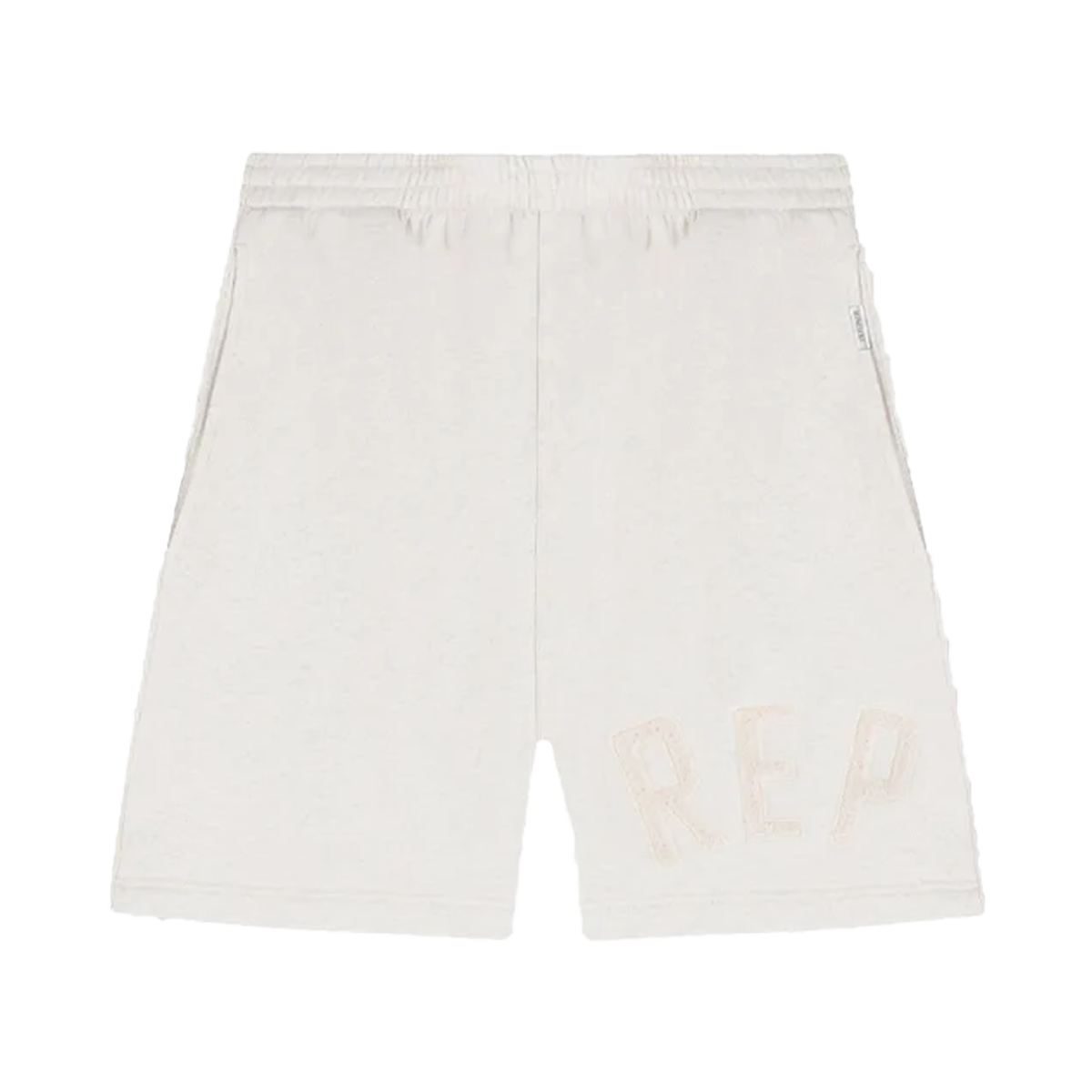 Represent Rep Applique Shorts Cream Marl-Represent-pikastore.cz