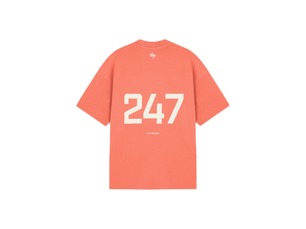 Represent 247 Oversized T-Shirt Coral-Represent-pikastore.cz