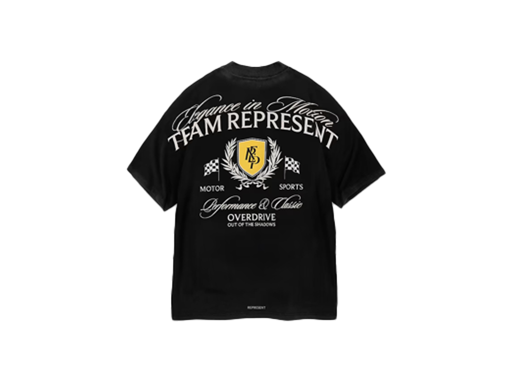Represent Crest T-Shirt Vintage Black-Represent-pikastore.cz