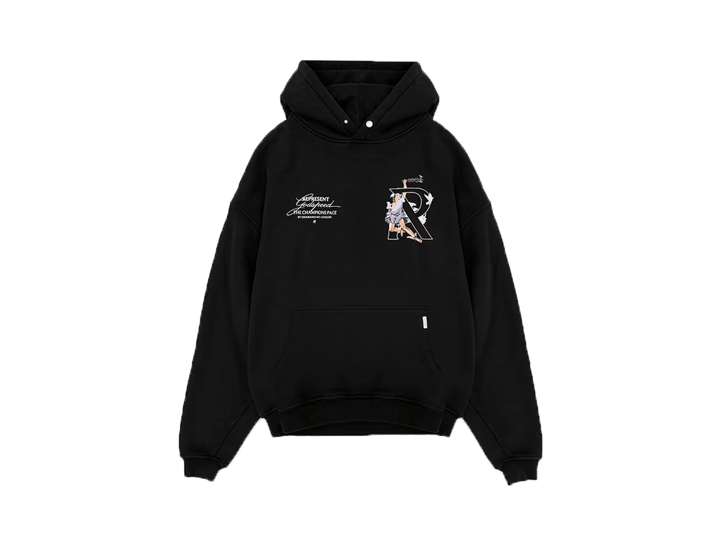 Represent Hermes Hoodie Black