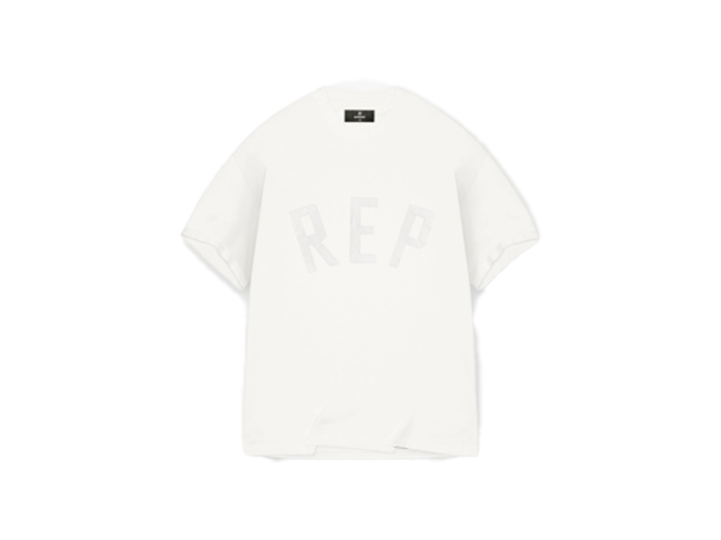 Represent Rep Applique T-Shirt Flat White-Represent-pikastore.cz