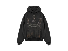 Represent Thoroughbred Oversized Hoodie Vintage Black