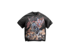 Represent X Iron Maiden Steed T-Shirt Stained Black-Represent-pikastore.cz