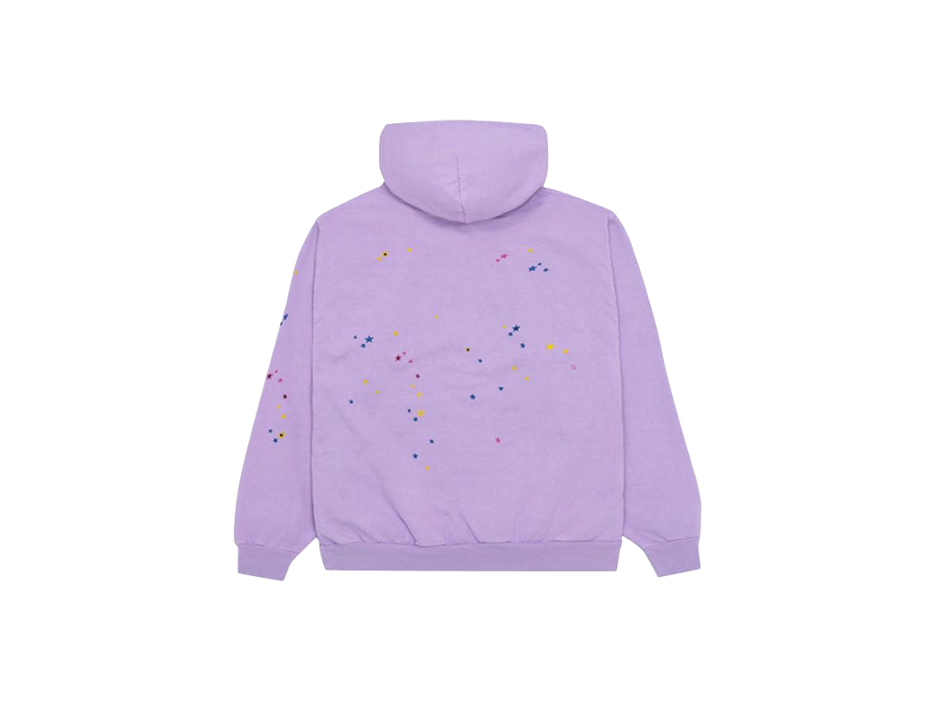 Sp5der Acai Hoodie Purple