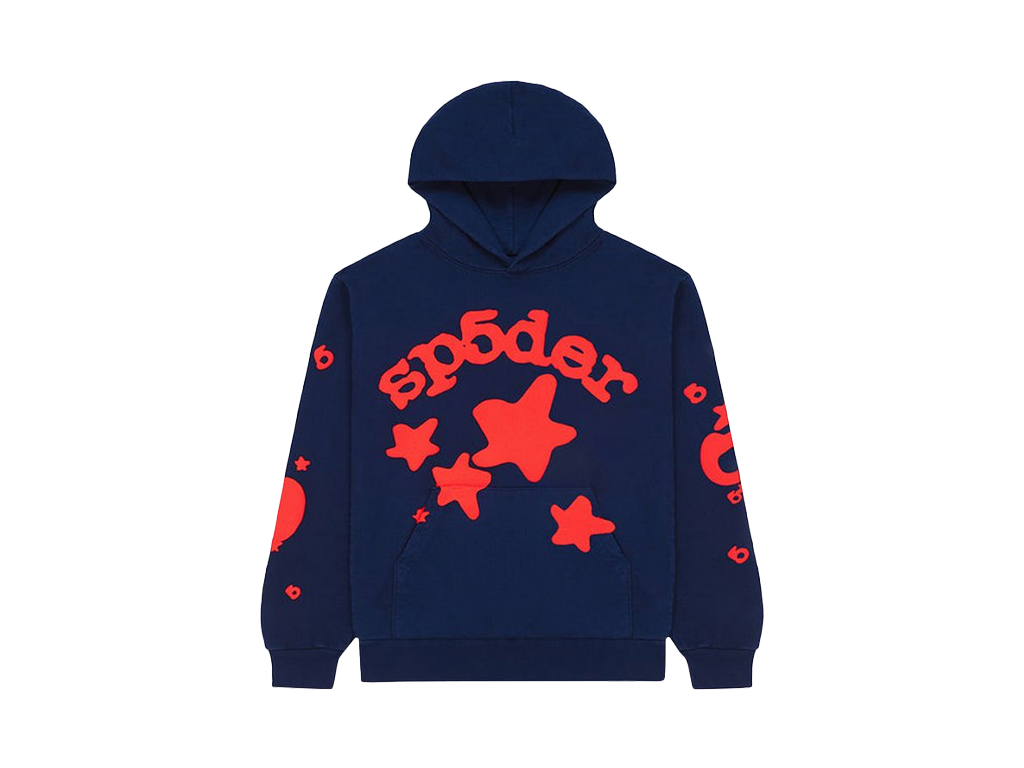 Sp5der Beluga Hoodie Navy