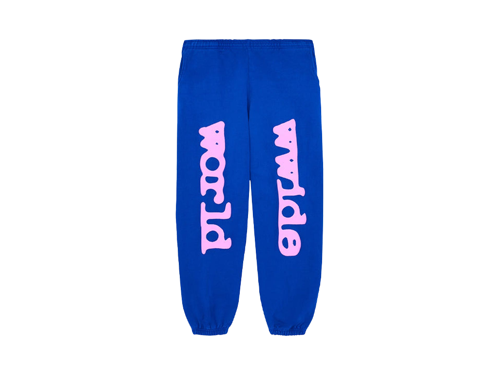 Sp5der Beluga Sweatpants Blue