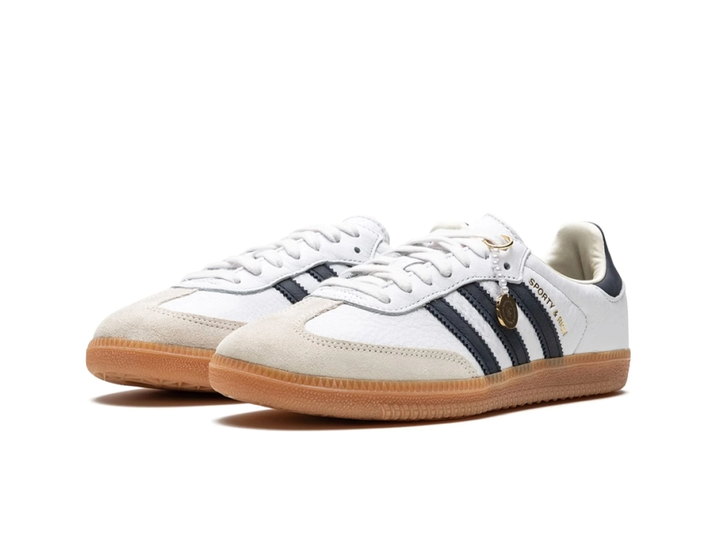 Sporty & Rich x Adidas Samba OG White Legend Ink-Adidas-pikastore.cz