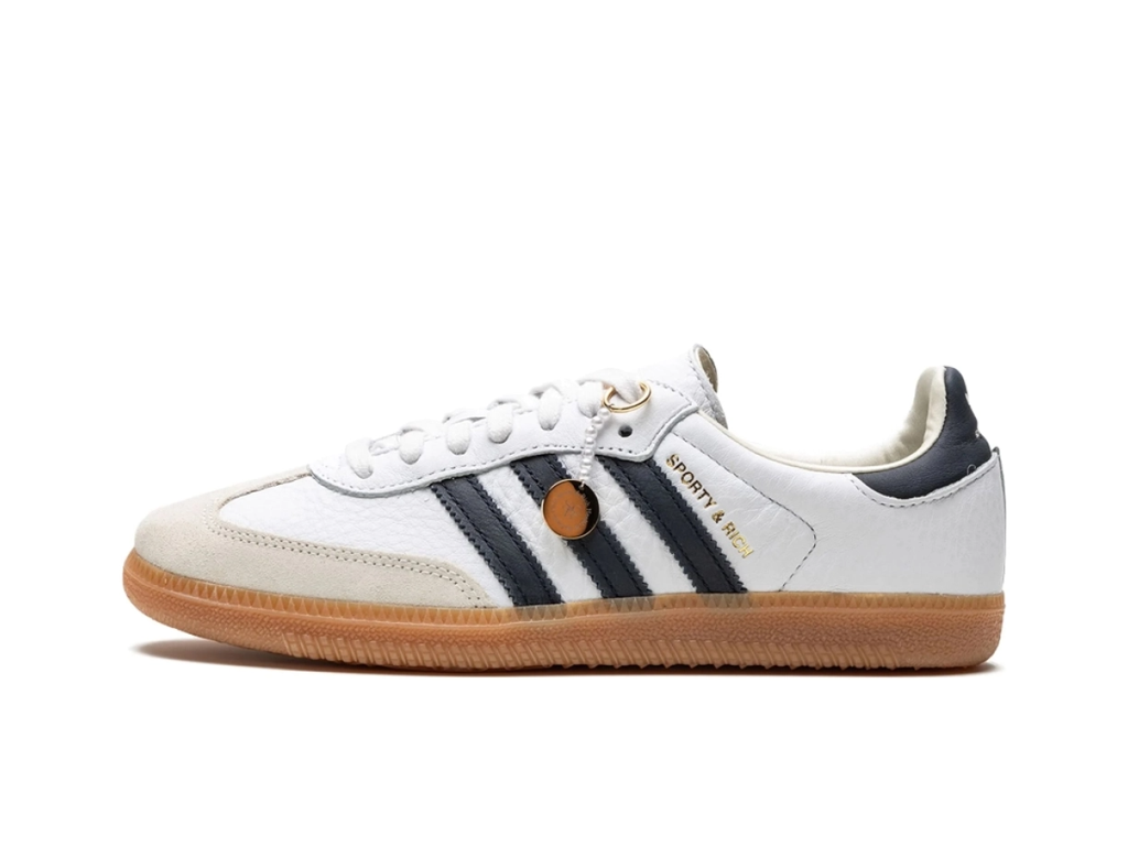 Sporty & Rich x Adidas Samba OG White Legend Ink-Adidas-pikastore.cz