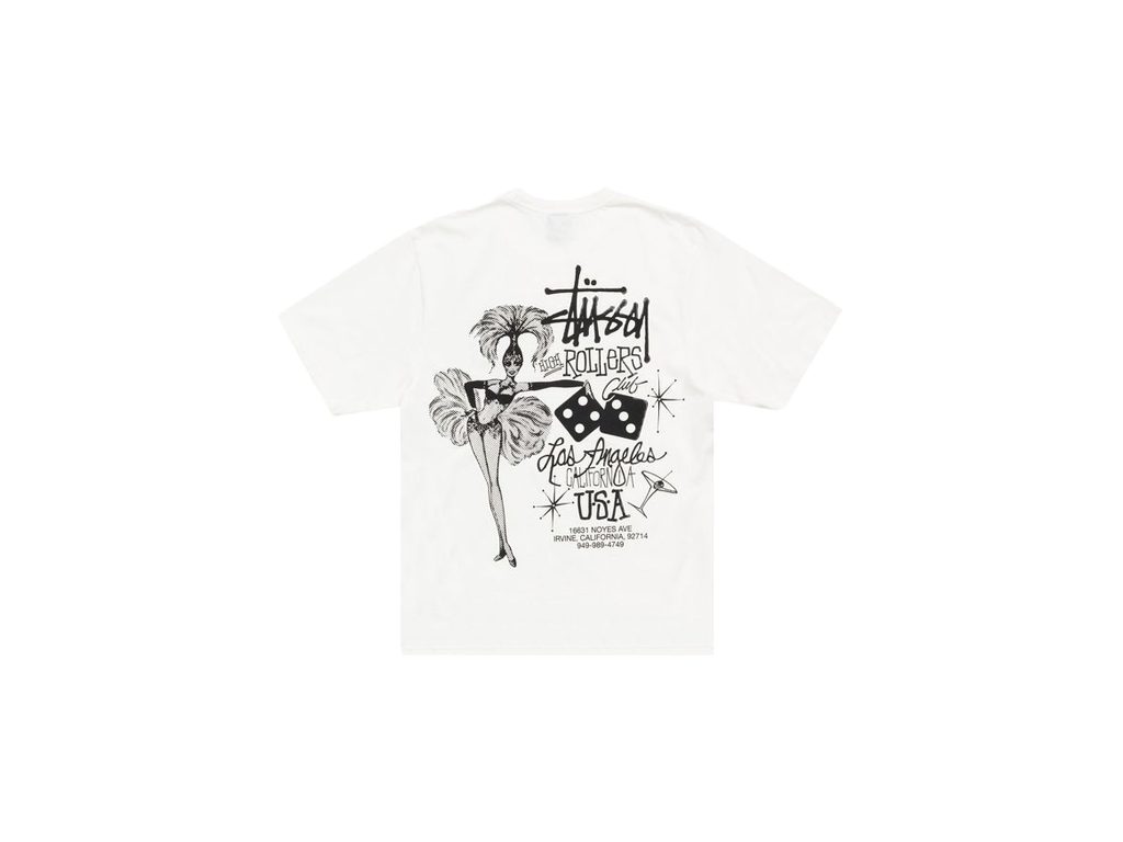 Stussy High Rollers Tee White