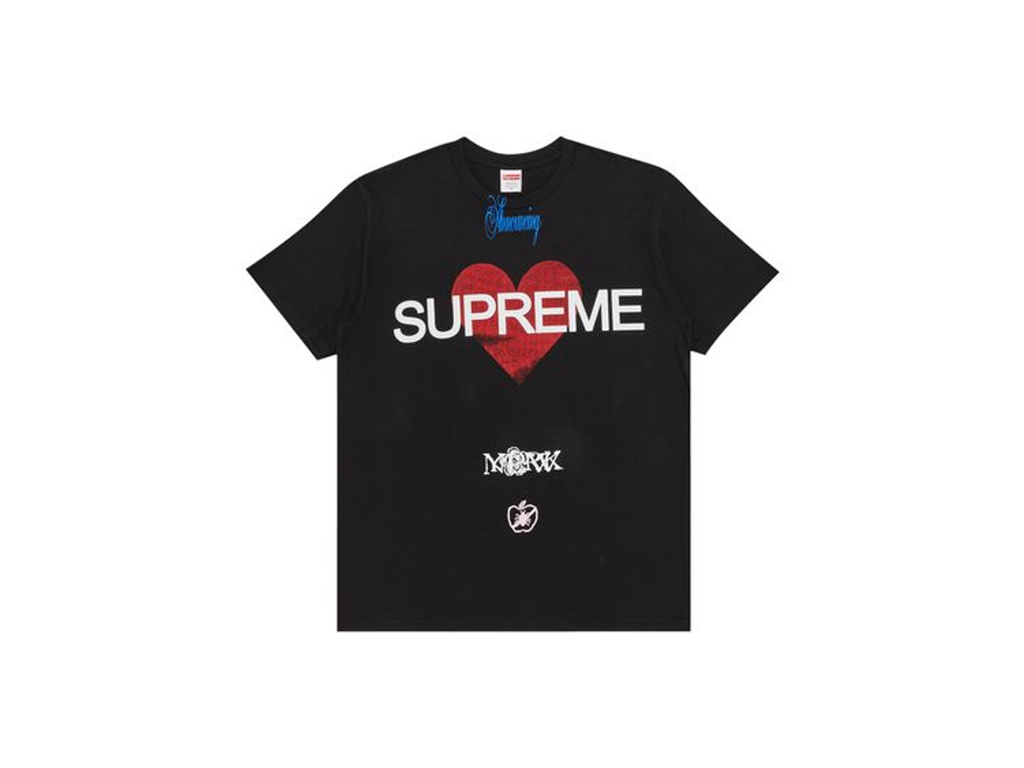 Supreme Announcing Tee Black-Supreme-pikastore.cz