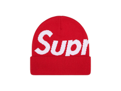 Supreme Big Logo Beanie (FW25) Red
