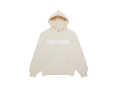 Supreme Collegiate Hooded Sweatshirt Natural