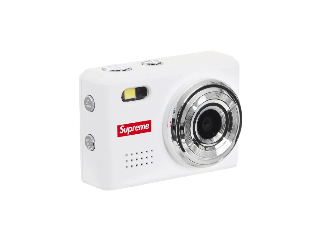 Supreme Digital Camera Keychain White