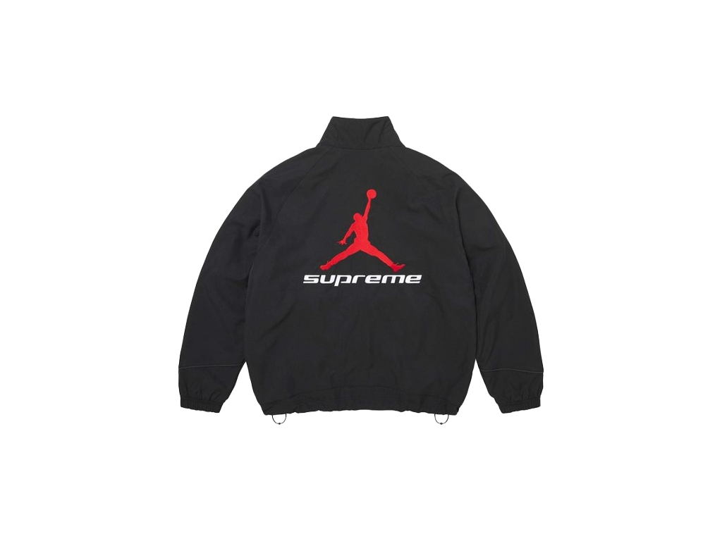 Supreme Jordan Track Jacket (SS26) Black-Supreme-pikastore.cz