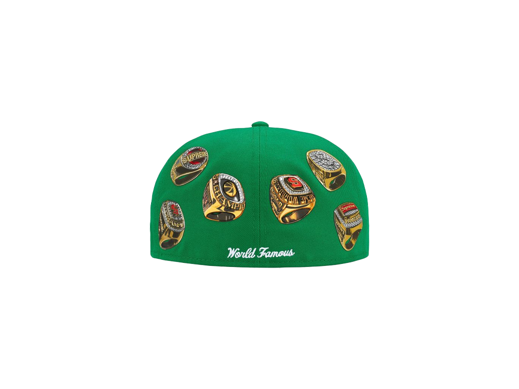 Supreme Rings Box Logo New Era Green