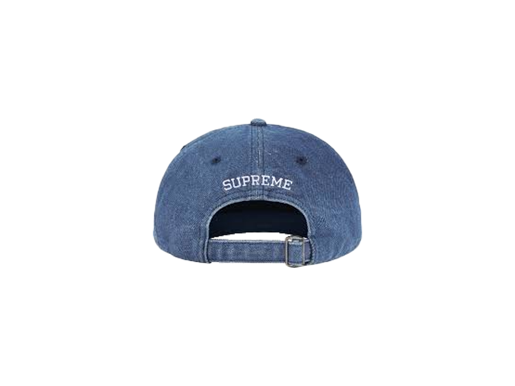 Supreme Splatter 6-Panel Blue Denim-Supreme-pikastore.cz