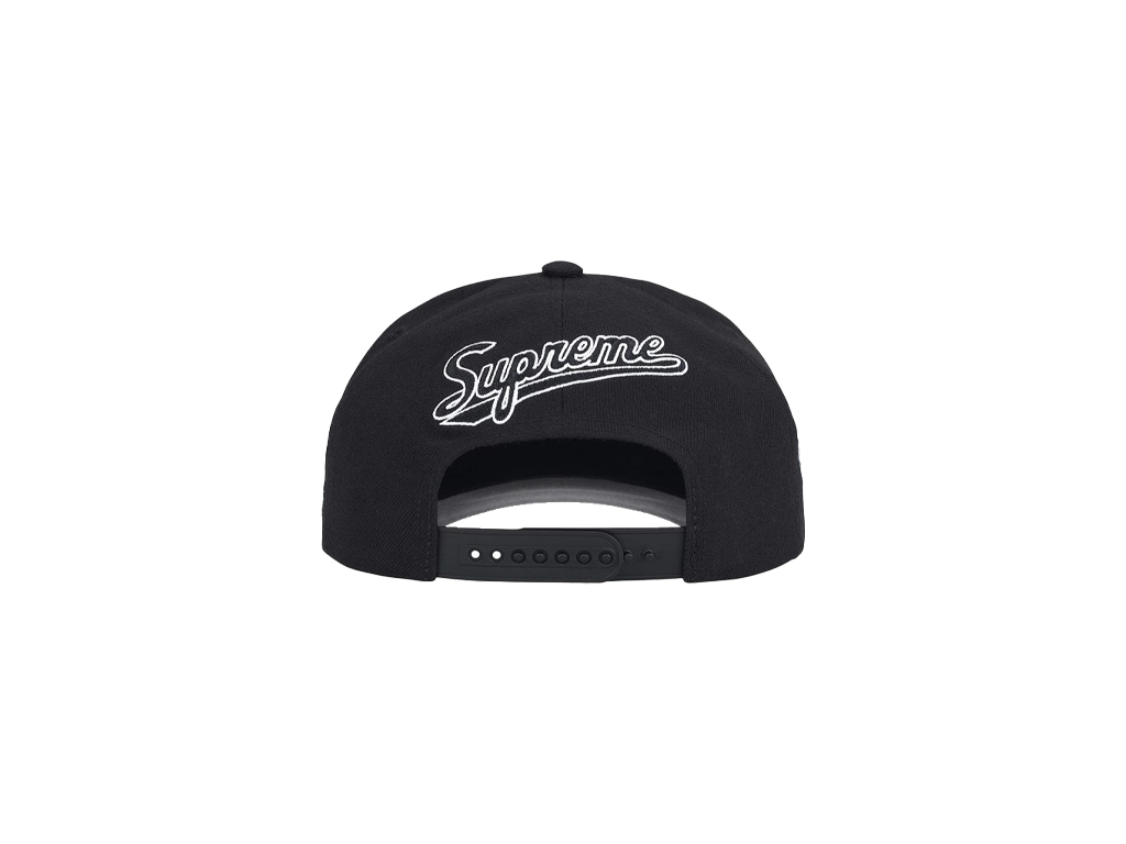 Supreme World Famous S Logo 6-Panel Black-Supreme-pikastore.cz