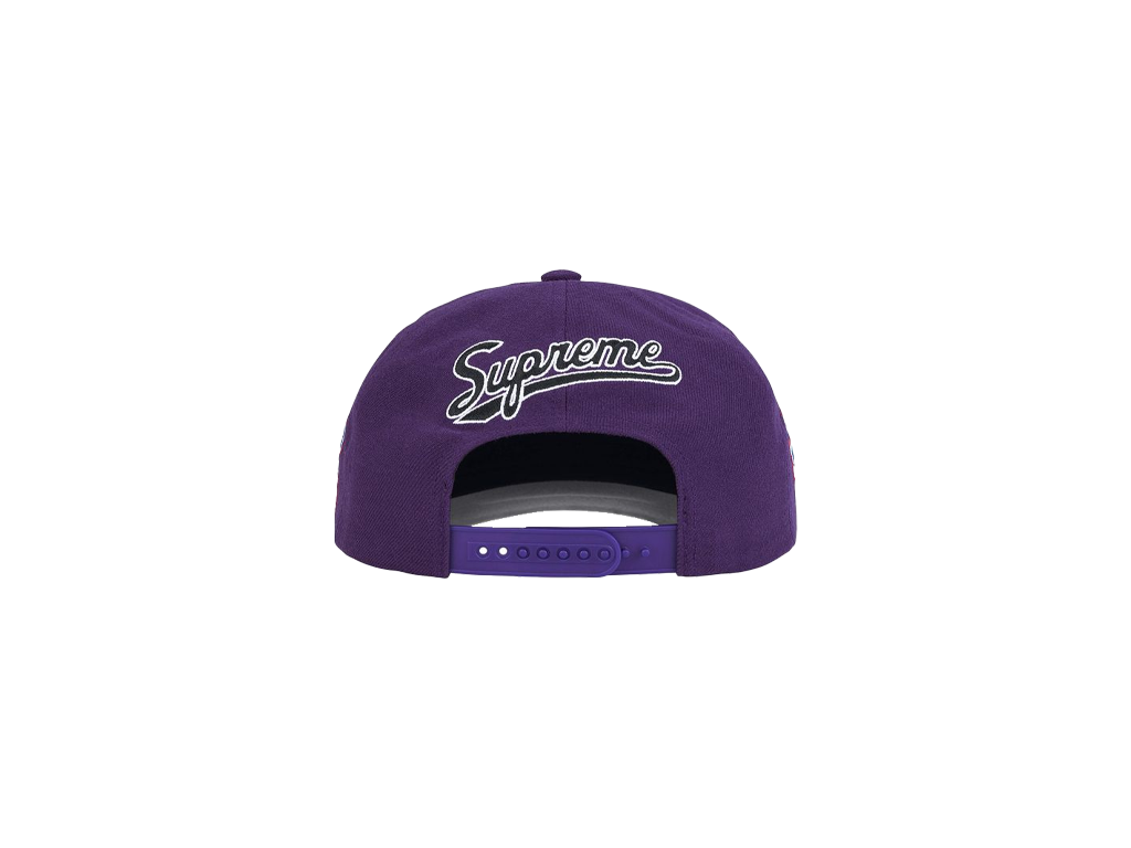 Supreme World Famous S Logo 6-Panel Purple-Supreme-pikastore.cz