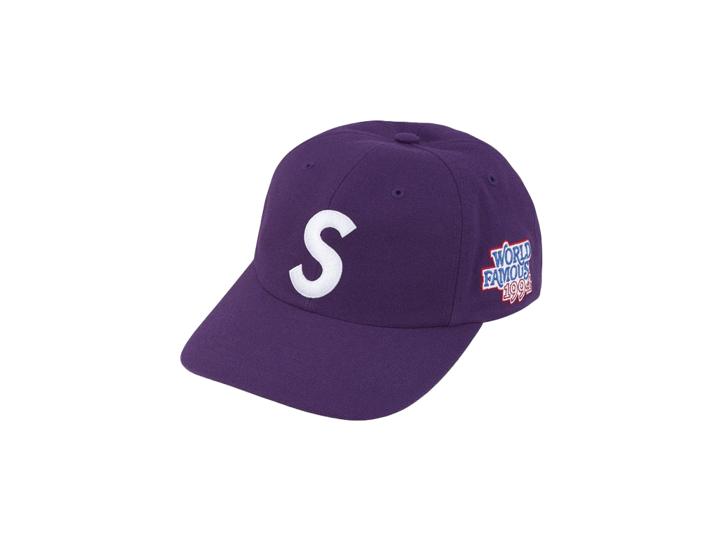 Supreme World Famous S Logo 6-Panel Purple-Supreme-pikastore.cz