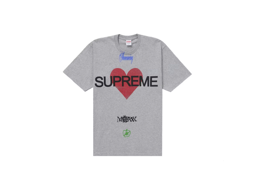 Supreme Announcing Tee Heather Grey-Supreme-pikastore.cz