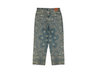 Supreme Bandana Jacquard Baggy Jean Blue-Supreme-pikastore.cz