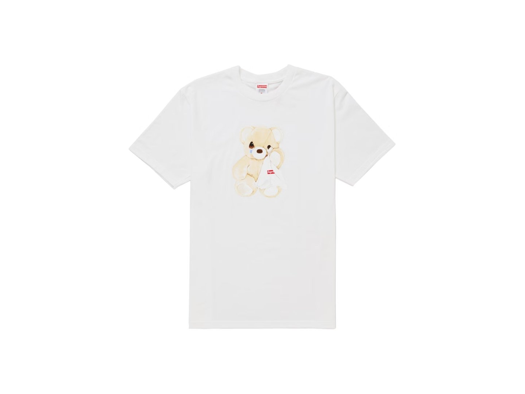 Supreme Bear Tee (SS25) White-Supreme-pikastore.cz