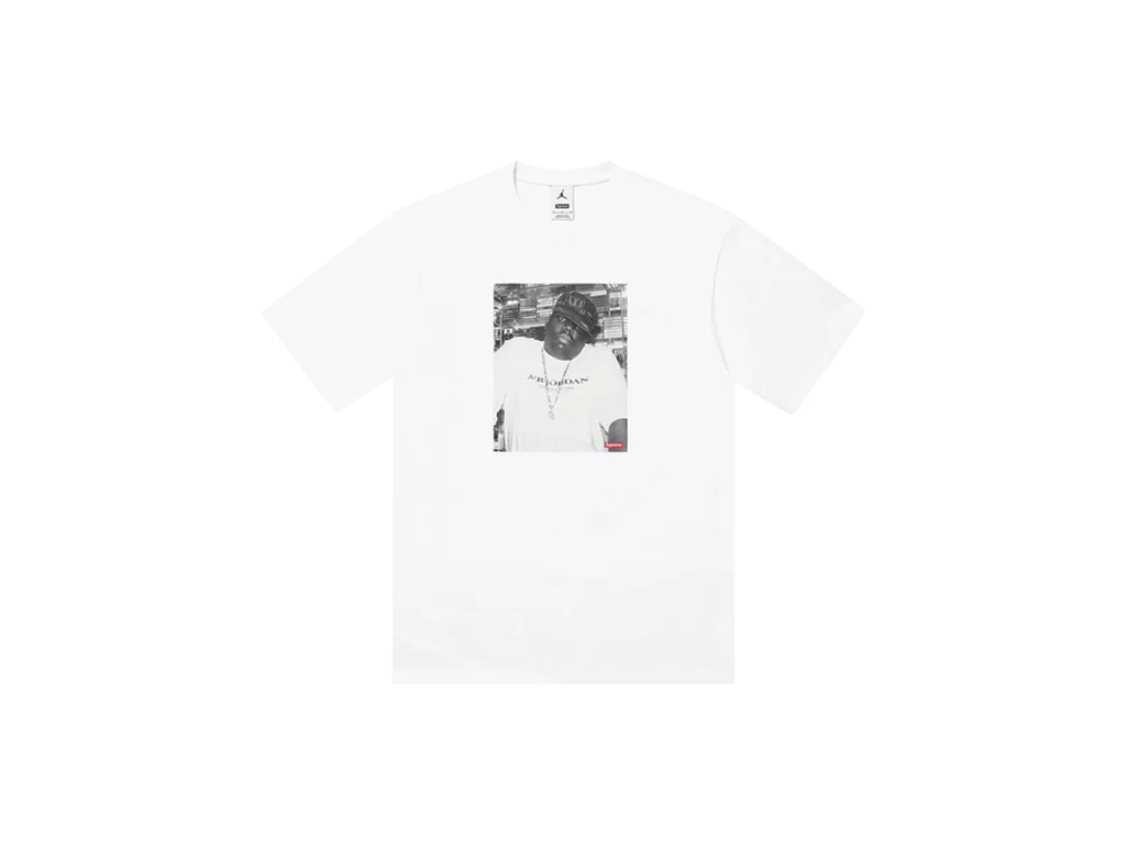 Supreme Jordan Biggie S/S Top White-Supreme-pikastore.cz