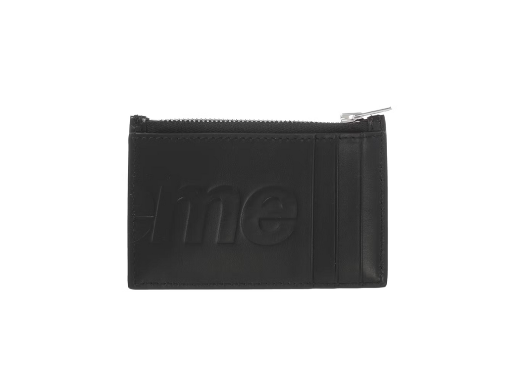 Supreme Leather Zip Card Holder Black-Supreme-pikastore.cz