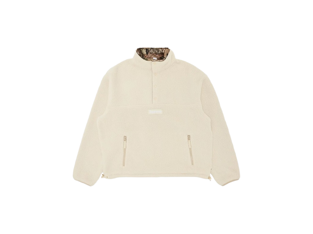 Supreme Polartec Shearling Reversible Pullover (FW24) TrueTimber HTC Jacket Fall Camo-Supreme-pikastore.cz