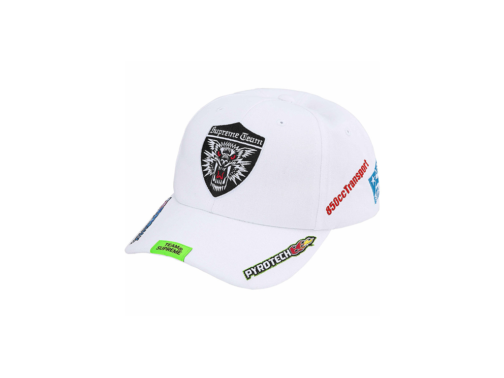 Supreme Racing Team 6-Panel White-Supreme-pikastore.cz