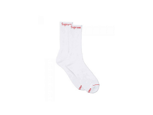 Supreme Socks White