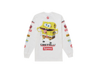 Supreme SpongeBob/Castelli Racing L/S Tee White-Supreme-pikastore.cz