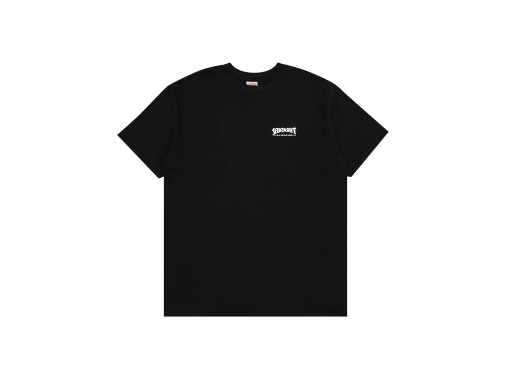 Supreme Thrasher Cross Tee Black