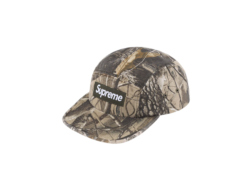 Supreme Washed Chino Twill Camp Cap (SS25) Realtree Hardwoods Camo-Supreme-pikastore.cz