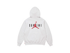 Supreme x Jordan Hooded Sweatshirt Ash Grey-Supreme-pikastore.cz