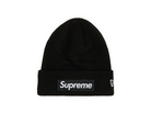Supreme x New Era Box Logo Beanie Black-Supreme-pikastore.cz