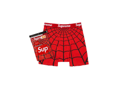 Supreme x Hanes Spider-Man Boxer Briefs (2 Pack) Red
