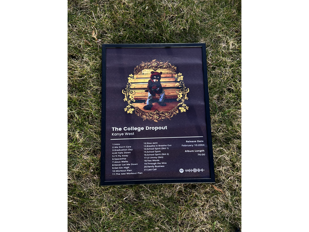 The College Dropout, Kanye West - A3 Album Print-Apparel & Accessories-Pikastore-pikastore.cz