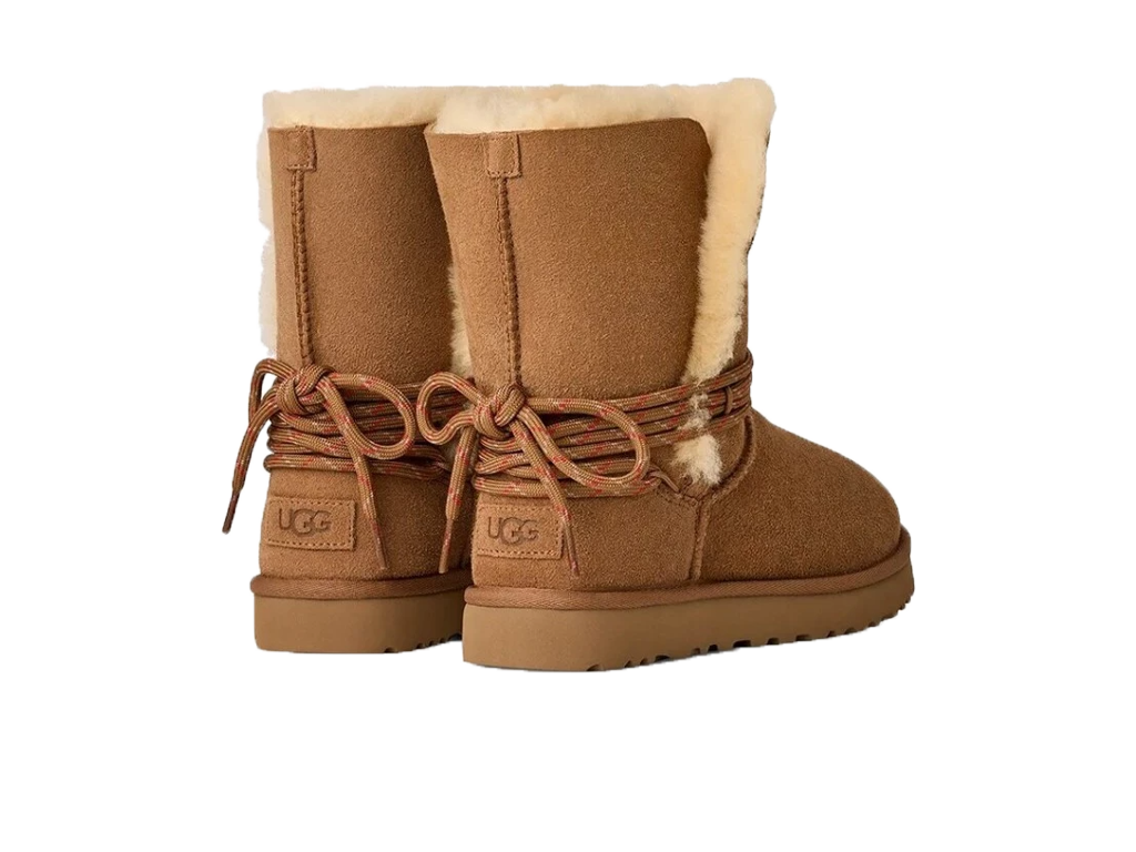 UGG Bailey Tie Boot Chestnut (Women's) – boty – fotka 4 z 5