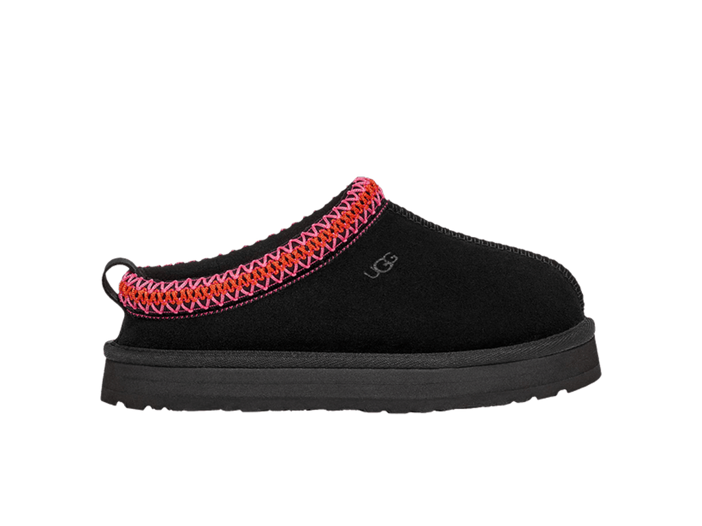 UGG Tazz Slipper Kids Black Pink-UGG-pikastore.cz